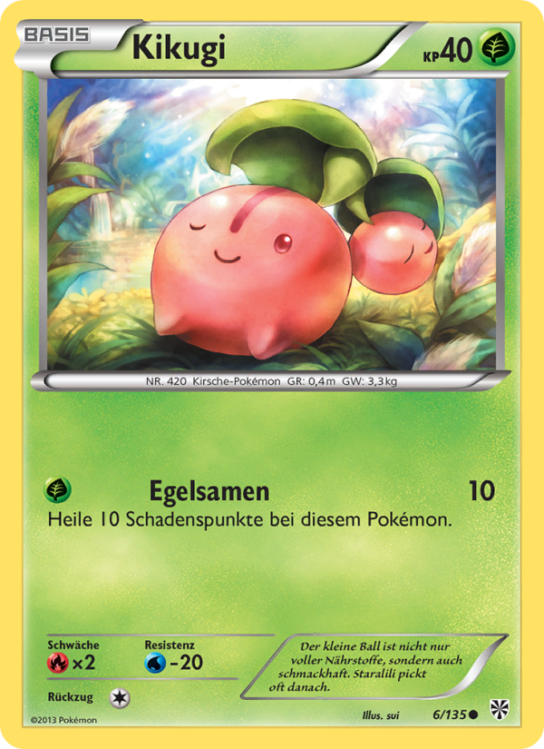 Kikugi 6 — Plasma Storm (German Pokémon TCG card)