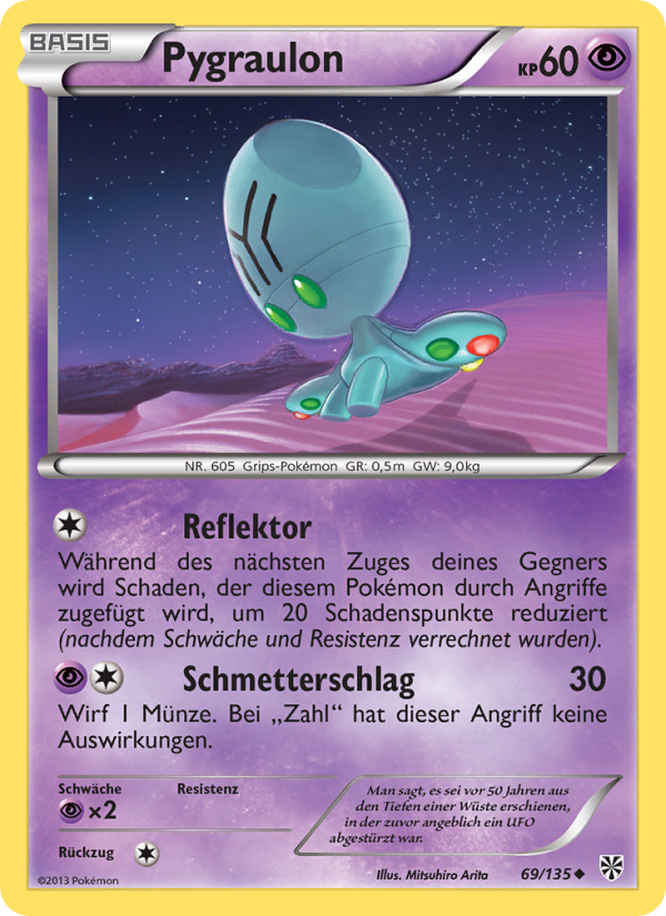 Pygraulon 69 — Plasma Storm (German Pokémon TCG card)