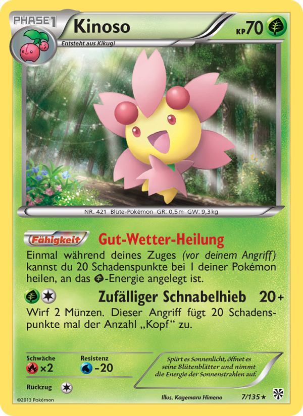 Kinoso 7 — Plasma Storm (German Pokémon TCG card)