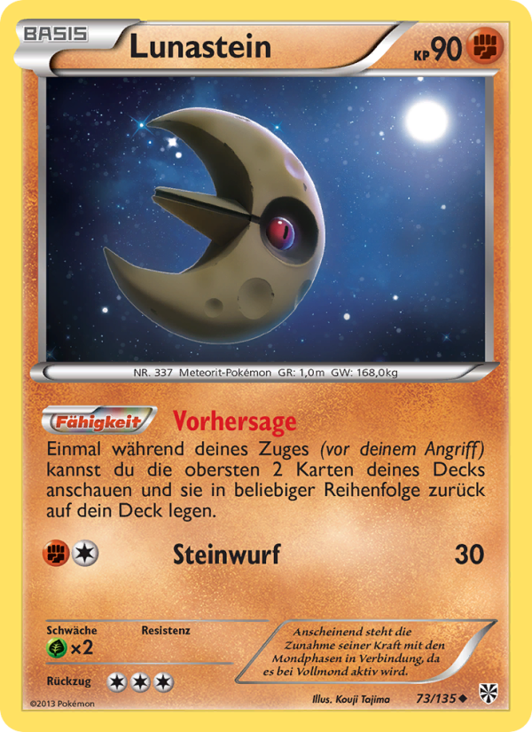 Lunastein 73 — Plasma Storm (German Pokémon TCG card)