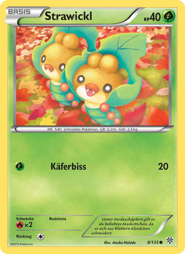 Strawickl 8 — Plasma Storm (German Pokémon TCG card)