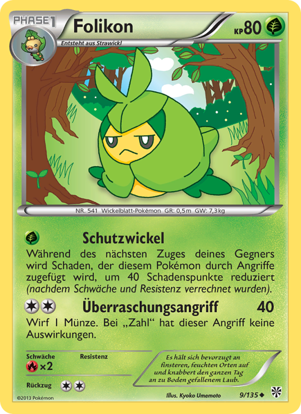 Folikon 9 — Plasma Storm (German Pokémon TCG card)