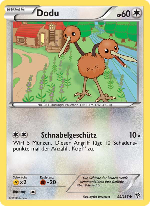 Dodu 99 — Plasma Storm (German Pokémon TCG card)