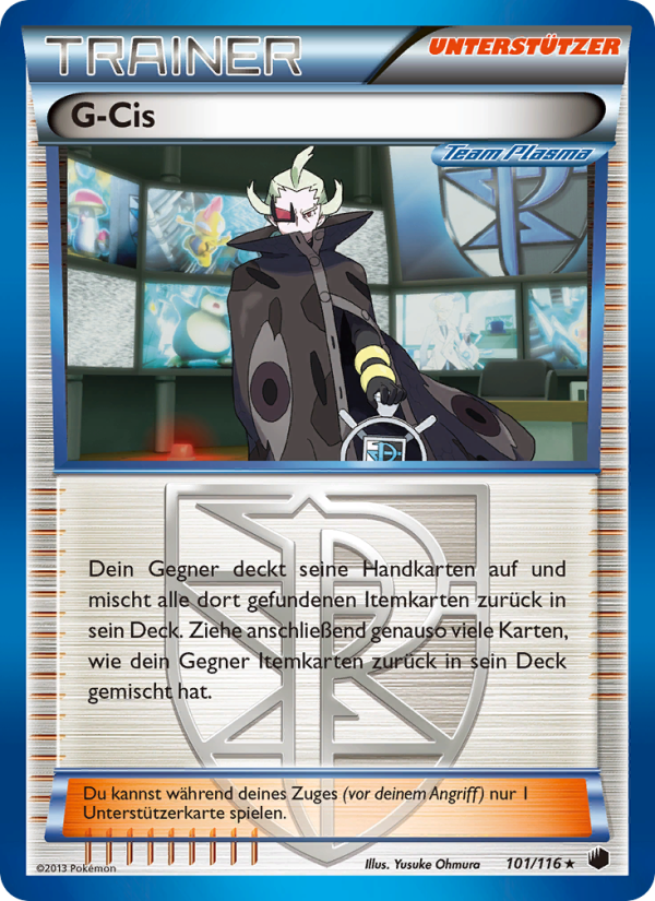 G-Cis 101 — Plasma Freeze (German Pokémon TCG card)