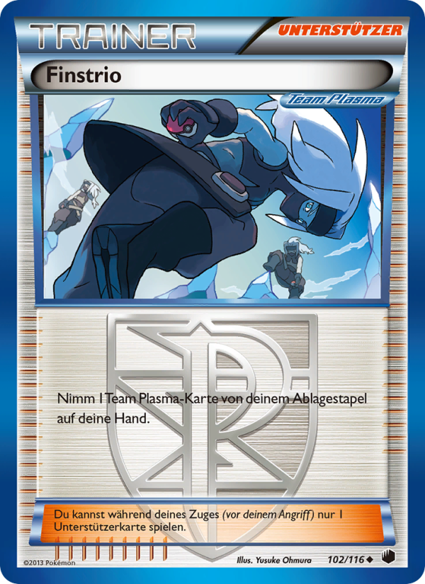 Finstrio 102 — Plasma Freeze (German Pokémon TCG card)