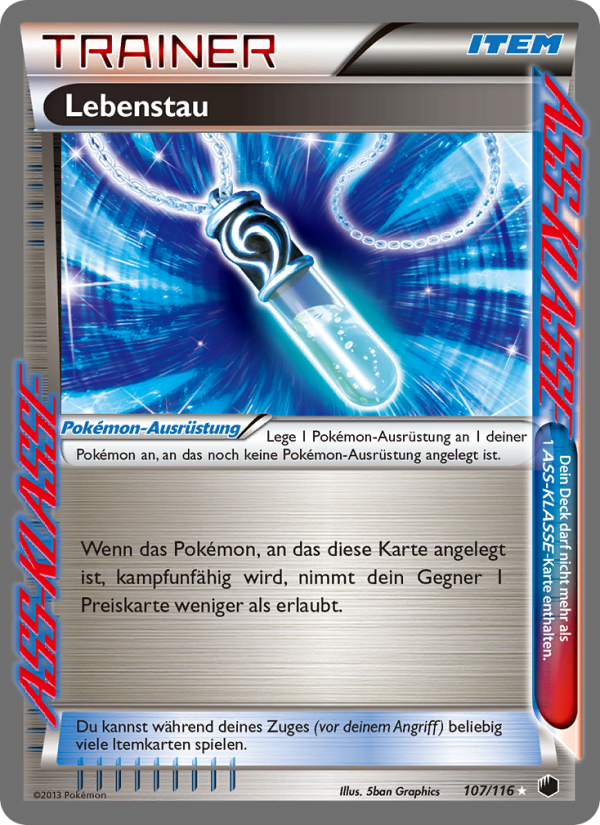 Lebenstau 107 — Plasma Freeze (German Pokémon TCG card)
