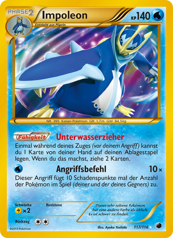 Impoleon 117 — Plasma Freeze (German Pokémon TCG card)