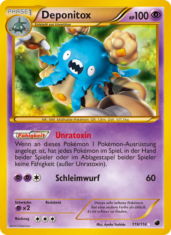 Deponitox 119 — Plasma Freeze (German Pokémon TCG card)