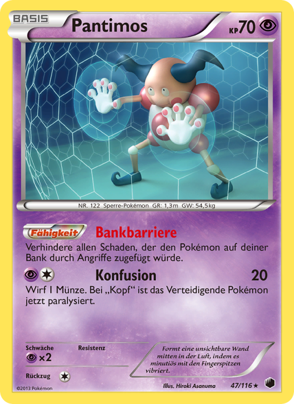 Pantimos 47 — Plasma Freeze (German Pokémon TCG card)