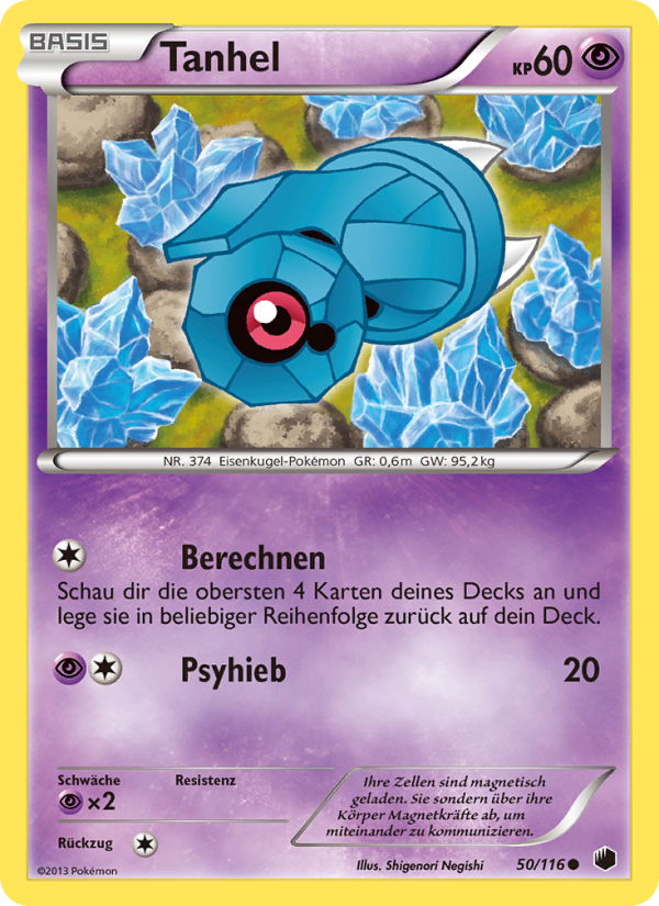 Tanhel 50 — Plasma Freeze (German Pokémon TCG card)
