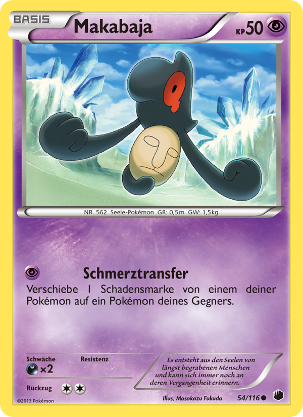 Makabaja 54 — Plasma Freeze (German Pokémon TCG card)