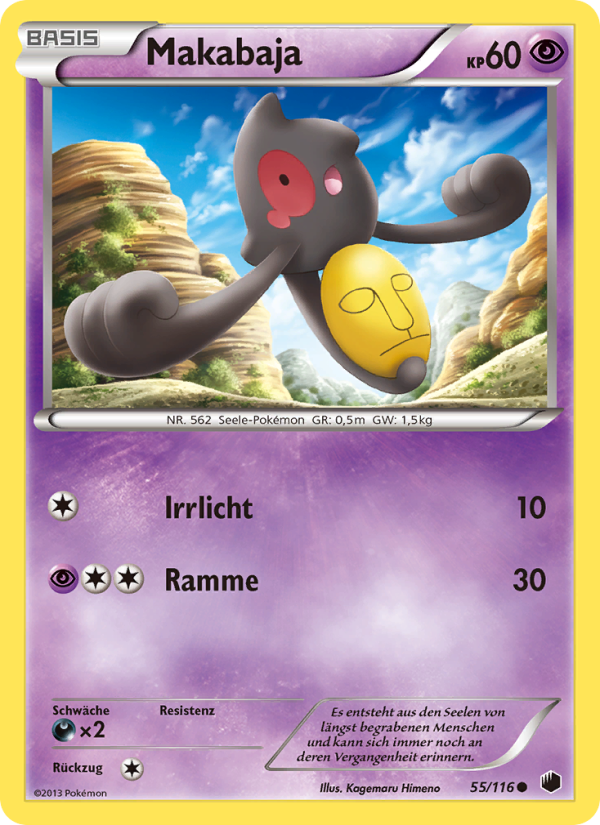 Makabaja 55 — Plasma Freeze (German Pokémon TCG card)