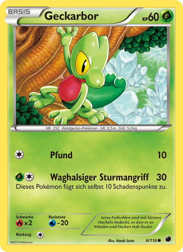 Geckarbor 6 — Plasma Freeze (German Pokémon TCG card)