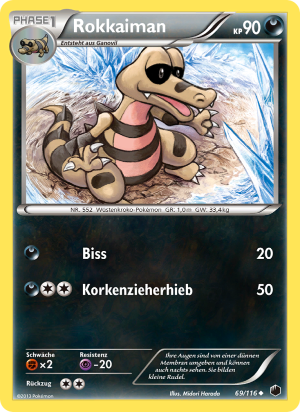 Rokkaiman 69 — Plasma Freeze (German Pokémon TCG card)