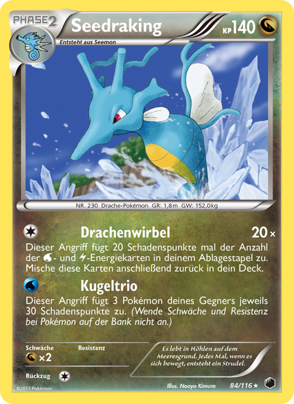 Seedraking 84 — Plasma Freeze (German Pokémon TCG card)