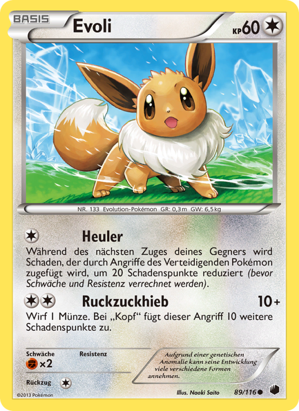 Evoli 89 — Plasma Freeze (German Pokémon TCG card)
