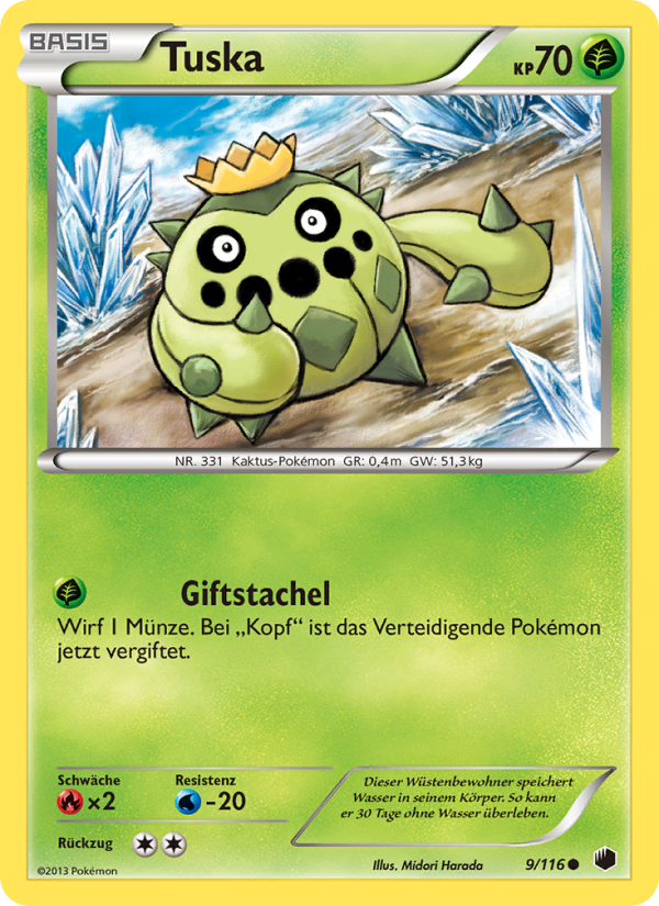 Tuska 9 — Plasma Freeze (German Pokémon TCG card)