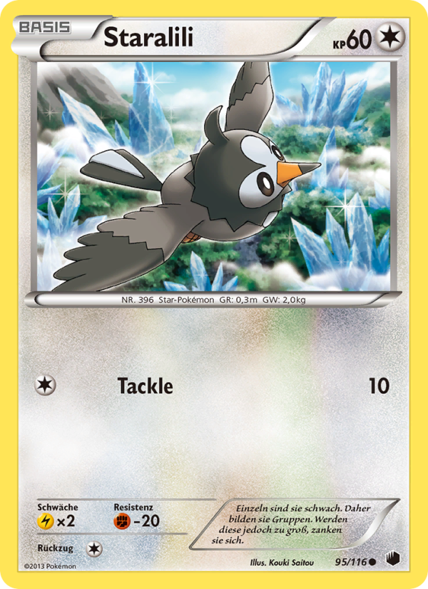 Staralili 95 — Plasma Freeze (German Pokémon TCG card)