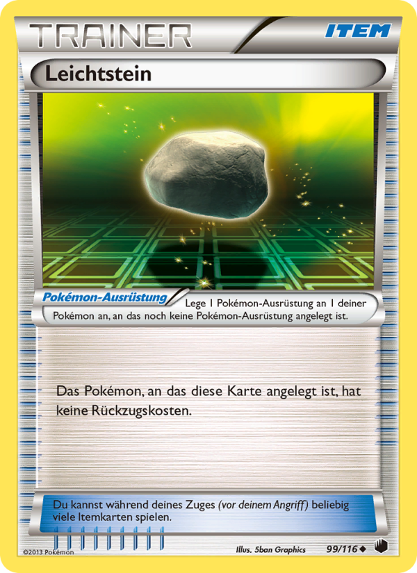 Leichtstein 99 — Plasma Freeze (German Pokémon TCG card)