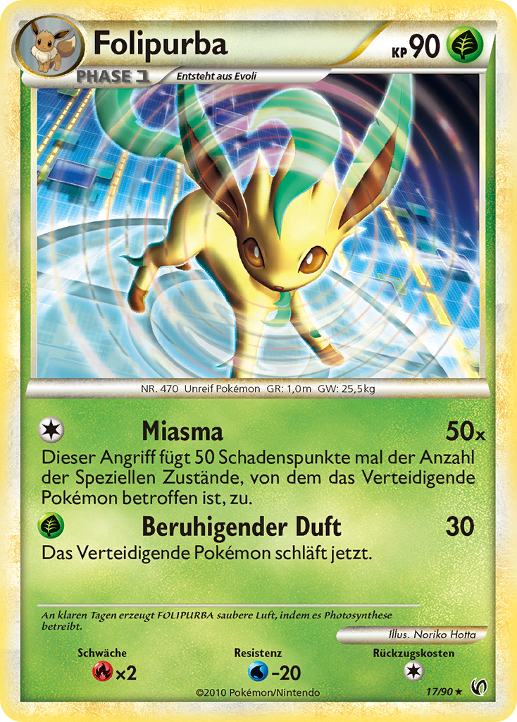 Folipurba 13 — Call of Legends (German Pokémon TCG card)
