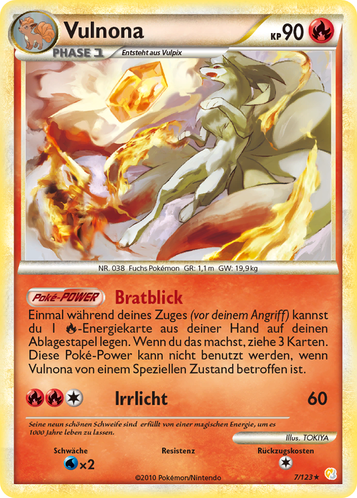 Vulnona 17 — Call of Legends (German Pokémon TCG card)