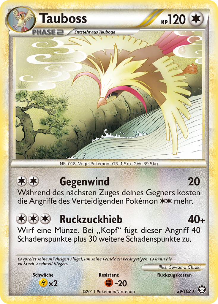 Tauboss 30 — Call of Legends (German Pokémon TCG card)