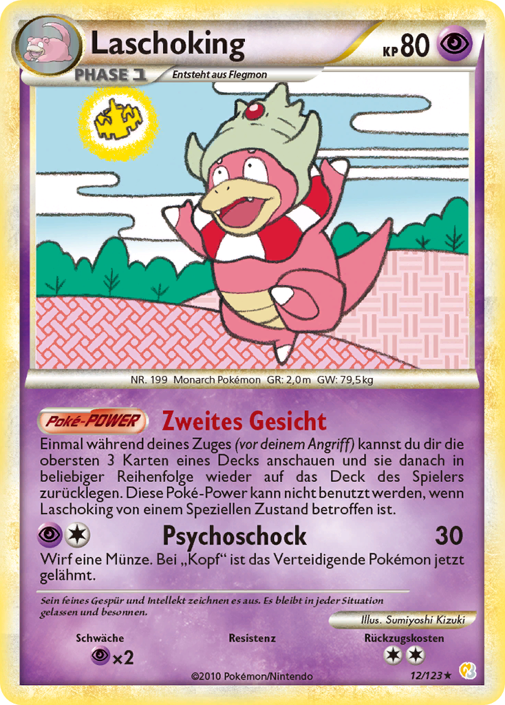 Laschoking 32 — Call of Legends (German Pokémon TCG card)
