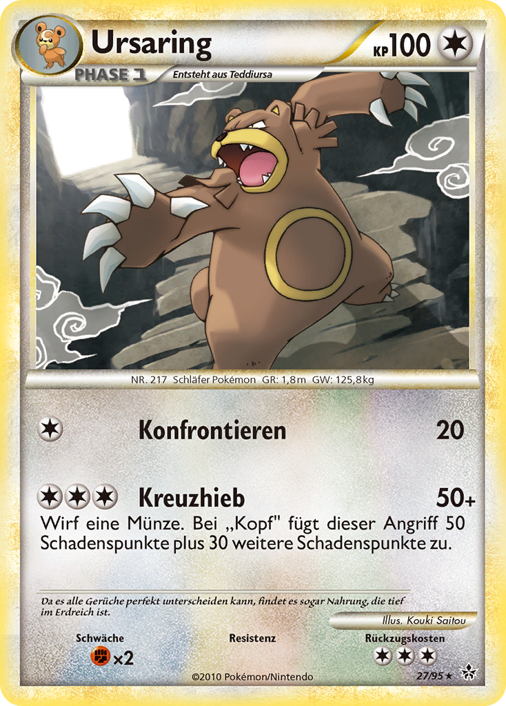 Ursaring 37 — Call of Legends (German Pokémon TCG card)
