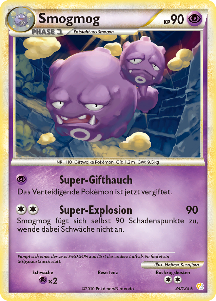 Smogmog 38 — Call of Legends (German Pokémon TCG card)