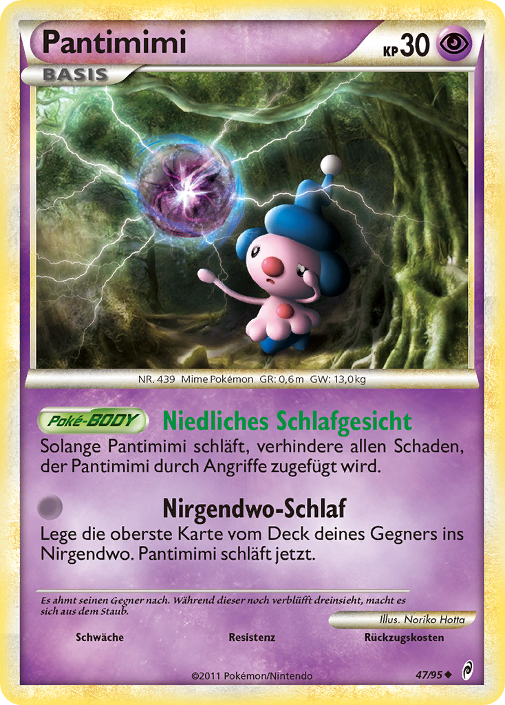 Pantimimi 47 — Call of Legends (German Pokémon TCG card)