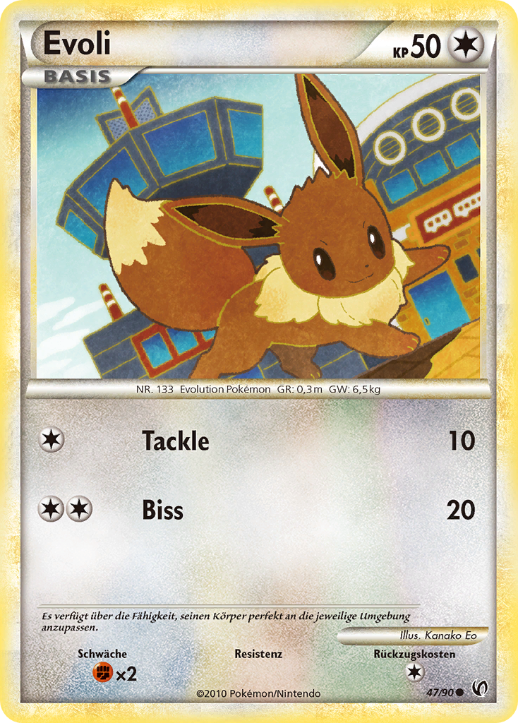 Evoli 56 — Call of Legends (German Pokémon TCG card)