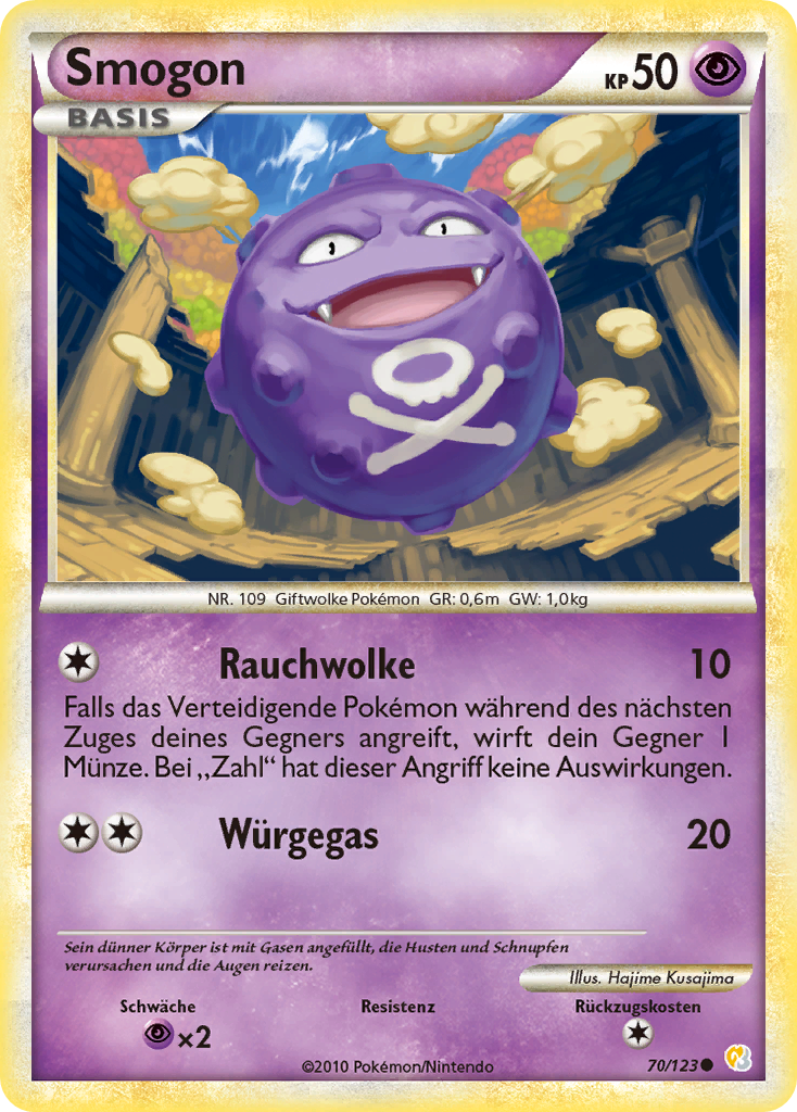Smogon 60 — Call of Legends (German Pokémon TCG card)