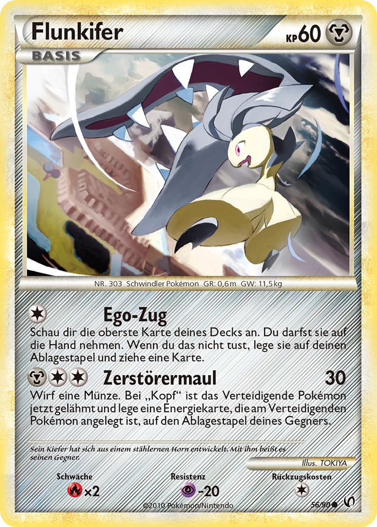 Flunkifer 64 — Call of Legends (German Pokémon TCG card)