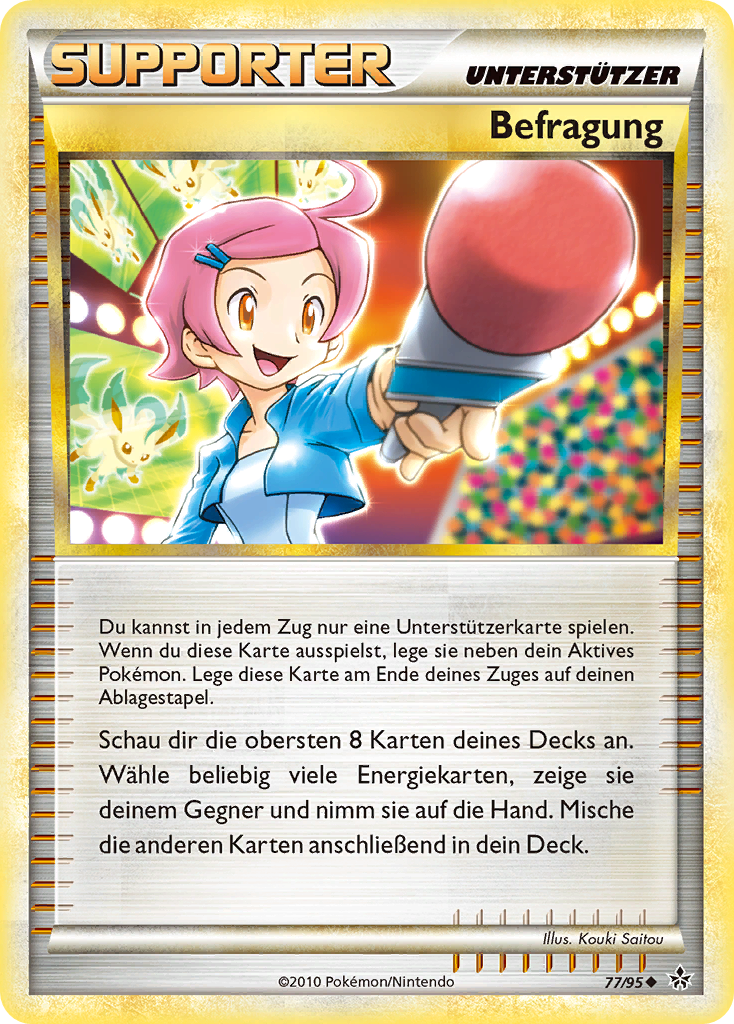 Befragung 79 — Call of Legends (German Pokémon TCG card)