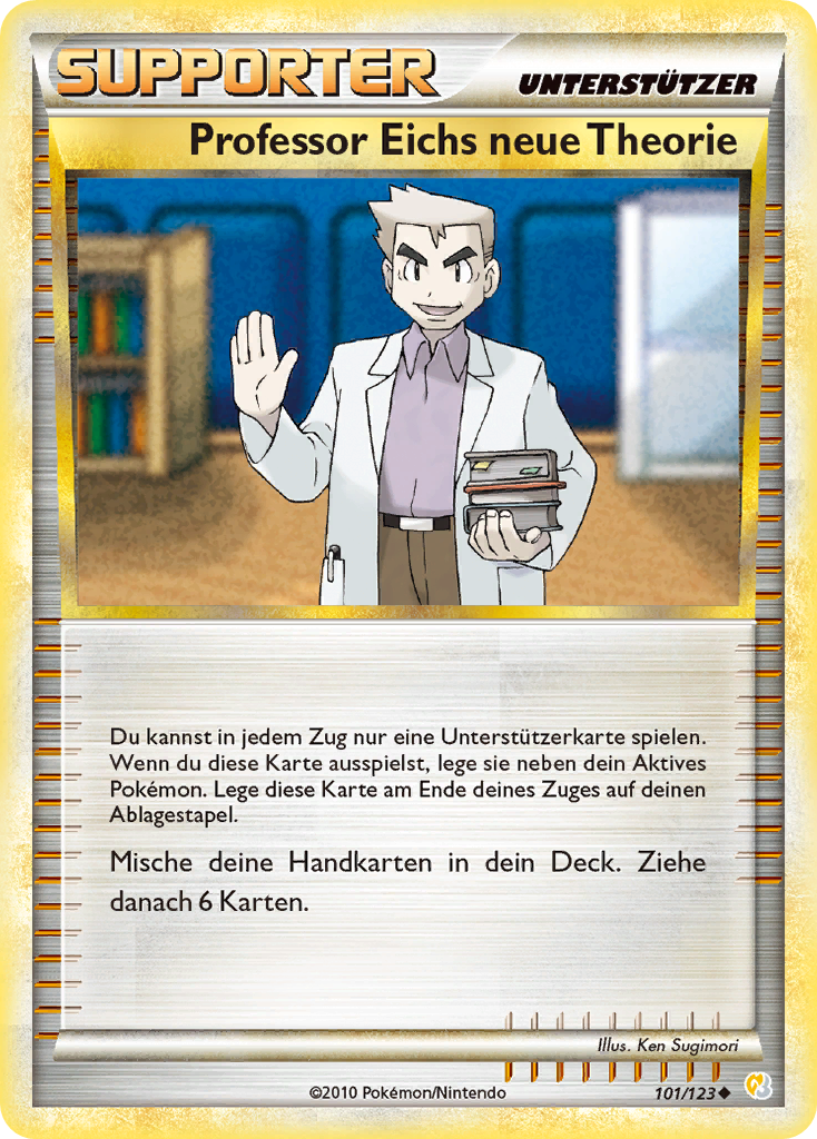Professor Eichs neue Theorie 83 — Call of Legends (German Pokémon TCG card)