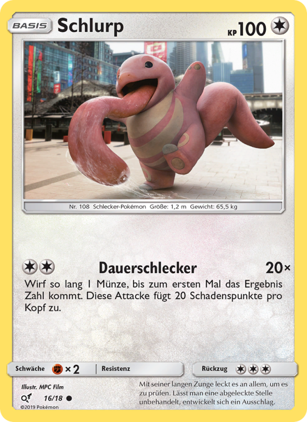 Schlurp 16 — Detective Pikachu (German Pokémon TCG card)