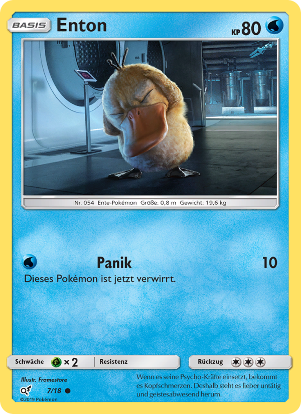 Enton 7 — Detective Pikachu (German Pokémon TCG card)