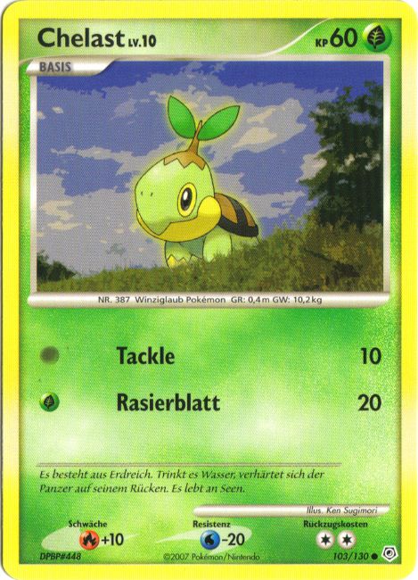 Chelast 103 — Diamond & Pearl (German Pokémon TCG card)