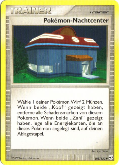 Pokémon-Nachtcenter 108 — Diamond & Pearl (German Pokémon TCG card)