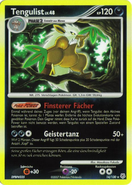 Tengulist 14 — Diamond & Pearl (German Pokémon TCG card)
