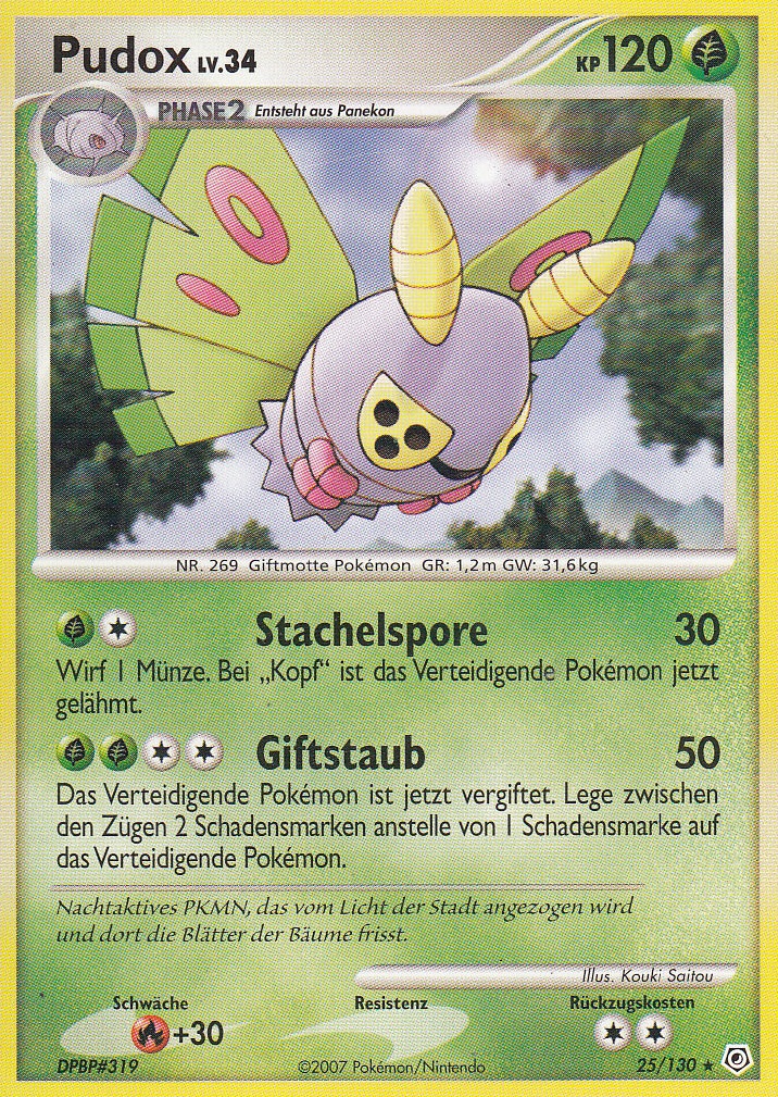 Pudox 25 — Diamond & Pearl (German Pokémon TCG card)