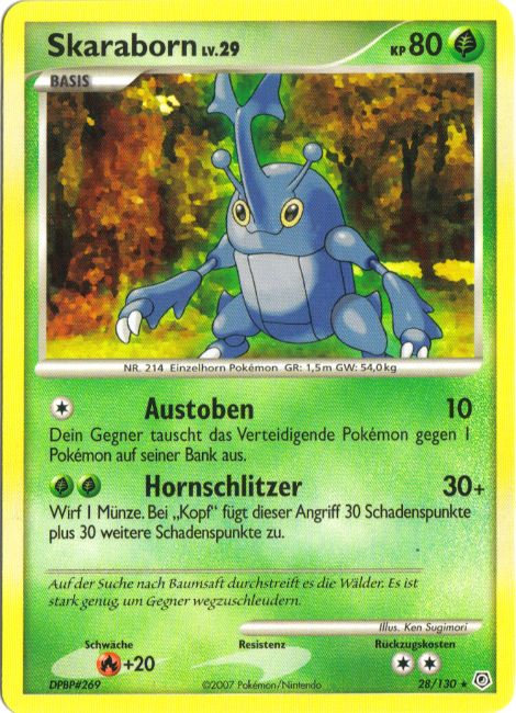 Skaraborn 28 — Diamond & Pearl (German Pokémon TCG card)