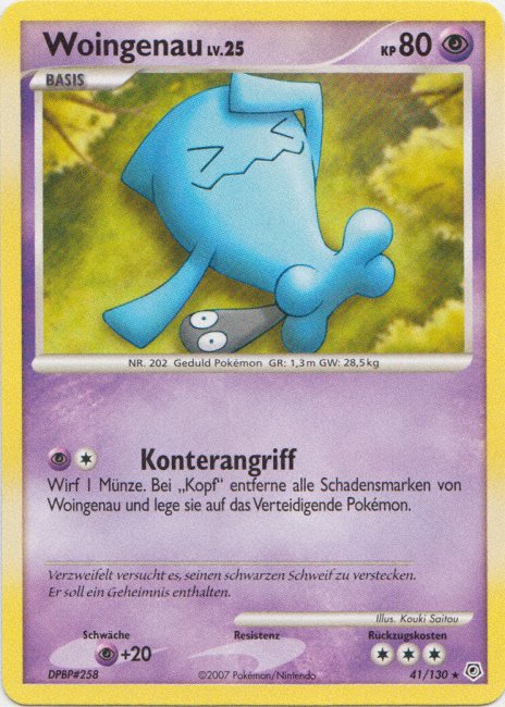 Woingenau 41 — Diamond & Pearl (German Pokémon TCG card)
