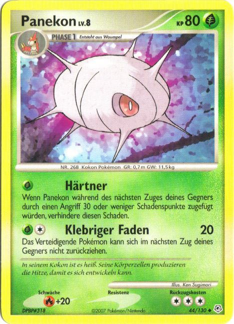 Panekon 44 — Diamond & Pearl (German Pokémon TCG card)