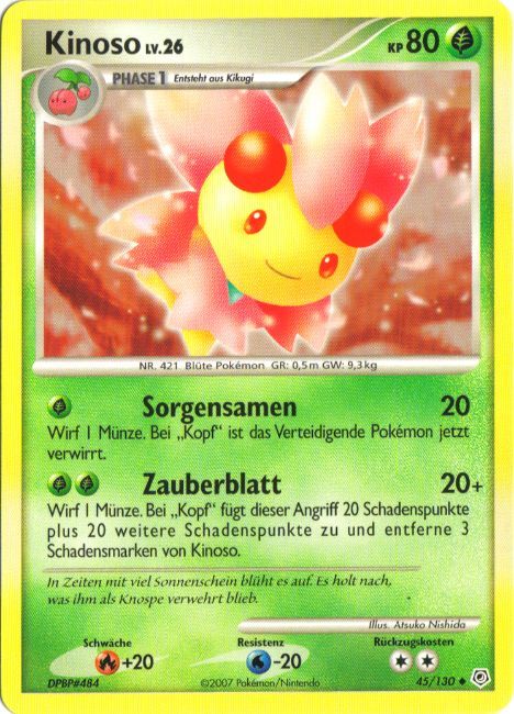Kinoso 45 — Diamond & Pearl (German Pokémon TCG card)