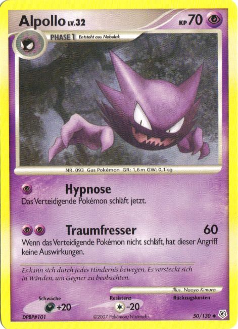 Alpollo 50 — Diamond & Pearl (German Pokémon TCG card)