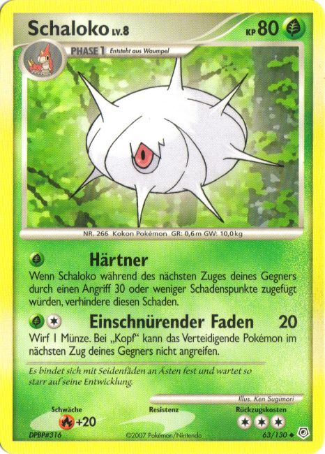 Schaloko 63 — Diamond & Pearl (German Pokémon TCG card)
