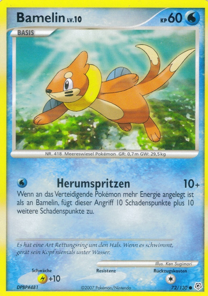 Bamelin 72 — Diamond & Pearl (German Pokémon TCG card)