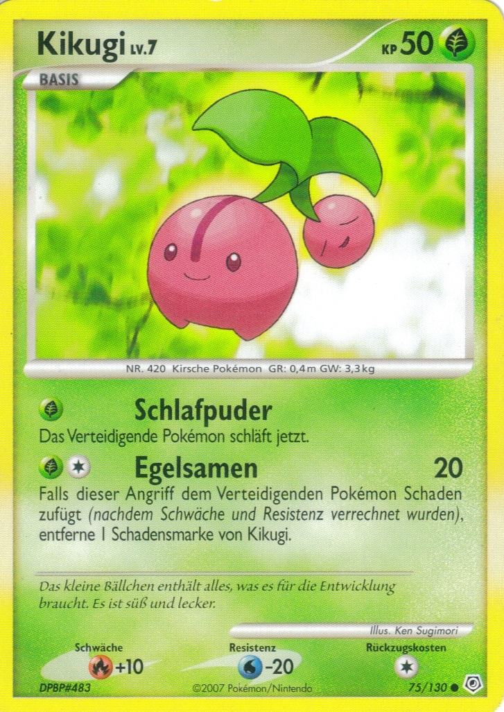 Kikugi 75 — Diamond & Pearl (German Pokémon TCG card)