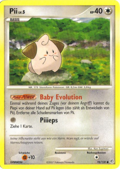 Pii 78 — Diamond & Pearl (German Pokémon TCG card)